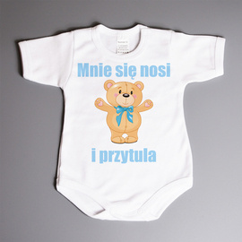 Mnie się nosi i przytula - body niemowlęce
