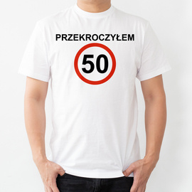 Przekroczyłem 50 - koszulka męska