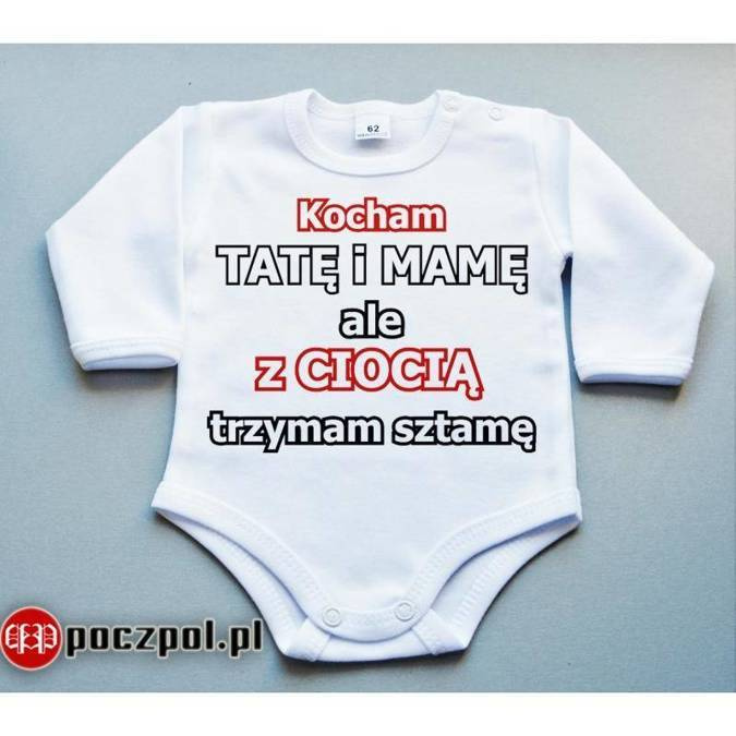 Kocham tatę i mamę ale z ciocią trzyma sztamę - zestaw dla rodzeństwa