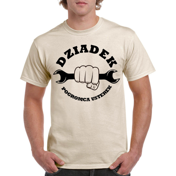 Dziadek pogromca usterek - koszulka męska