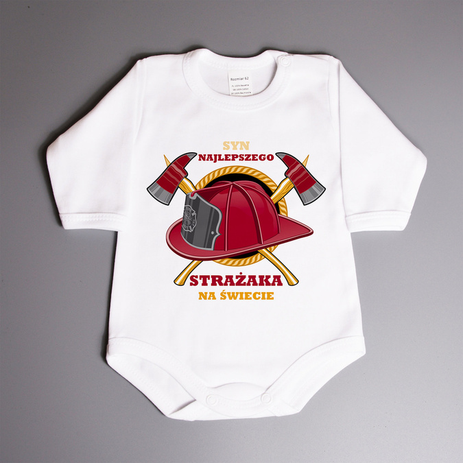 Syn najlepszego strażaka - body niemowlęce