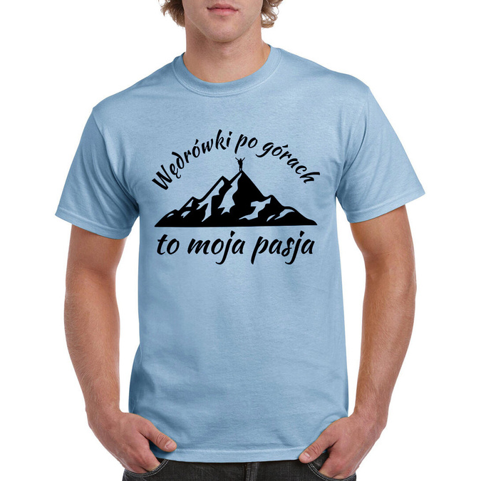 Wędrówki po górach to moja pasja - koszulka męska