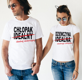 Koszulki dla par - Chłopak i dziewczyna