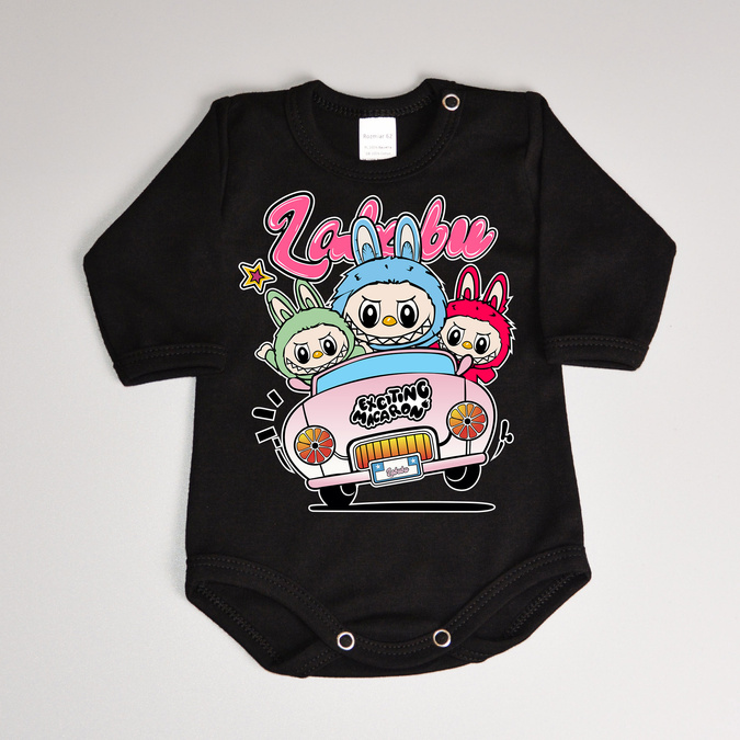 Labubu at car - body niemowlęce