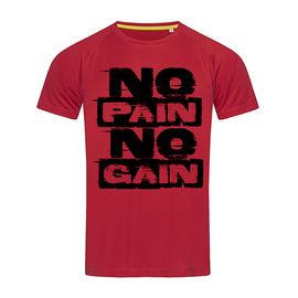 NO PAIN NO GAIN - koszulka sportowa