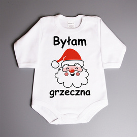 Byłam grzeczna - body świąteczne