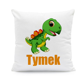 Dinozaur - poduszka z imieniem