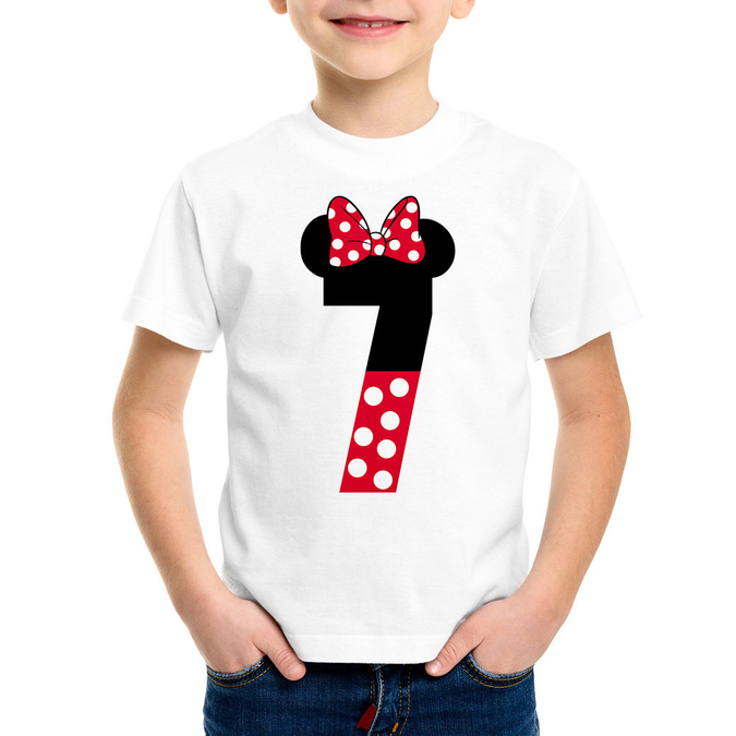 Koszulka na siódme urodziny minnie