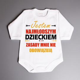 Jestem najmłodszym dzieckiem - body niemowlęce