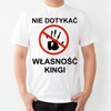 Nie dotykać własność ... - Koszulka męska