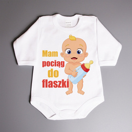 Mam pociąg do flaszki - body niemowlęce