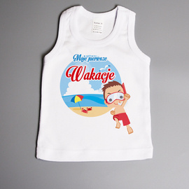 Moje pierwsze wakacje - koszulka na ramiączkach