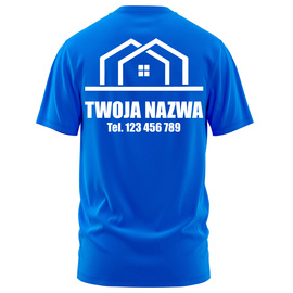 Koszulka z LOGO dla Firm Budowlanych - Nadruk Firmowy