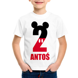 Koszulka na drugie urodziny mickey