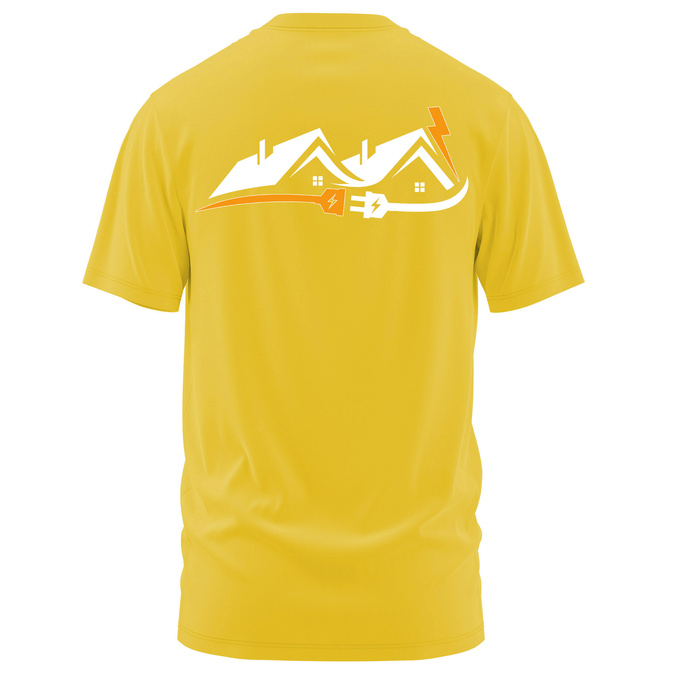 Koszulka z LOGO dla Firm Elektrycznych - Nadruk Firmowy