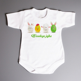 Wesołego jajka - body niemowlęce