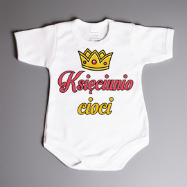 Księciunio cioci - body niemowlęce