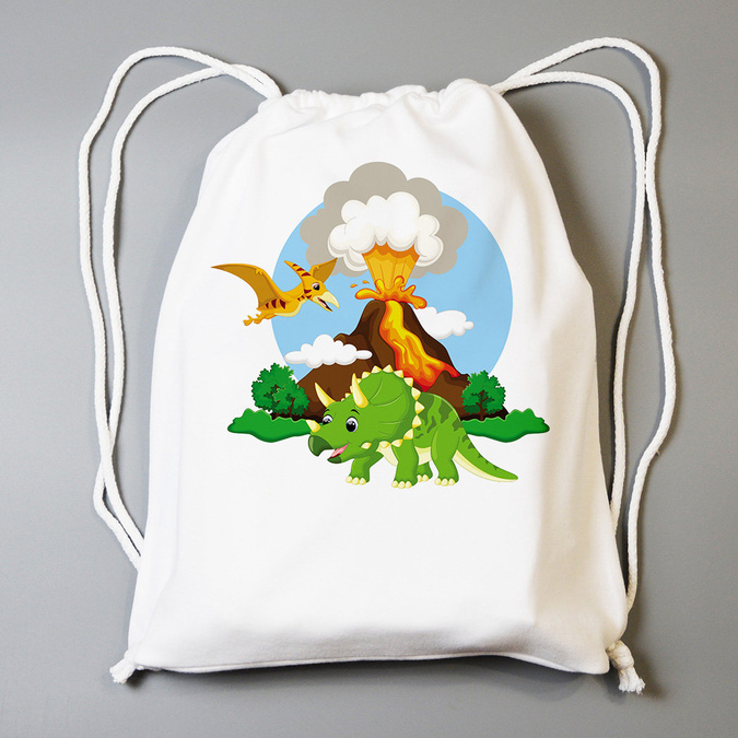 Dinozaury - worek do przedszkola
