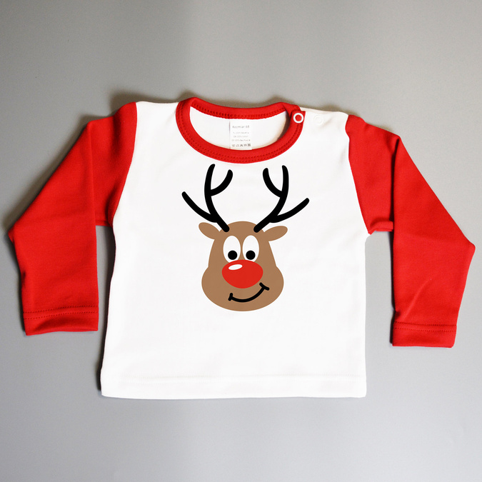 Renifer - koszulka niemowlęca