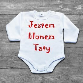 Jestem klonem taty - body niemowlęce