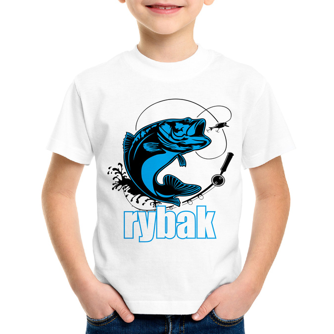 Koszulka dziecięca (imię) Rybak