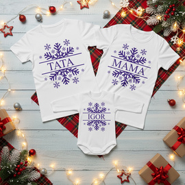 Zestaw świąteczny śnieżynka