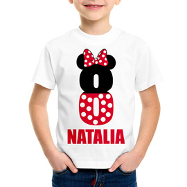 Koszulka na ósme urodziny minnie
