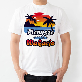 Pierwsze wspólne wakacje - koszulka męska