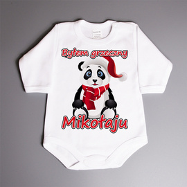 Byłem grzeczny Mikołaju - body niemowlęce