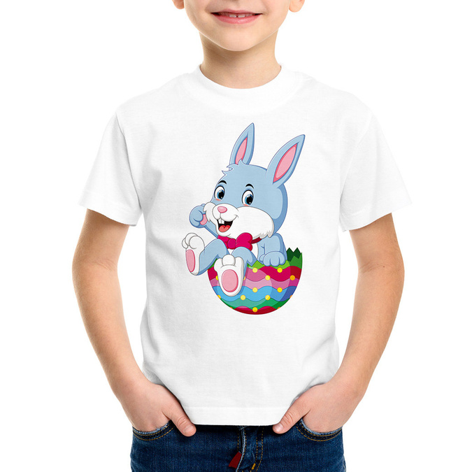Zajączek wielkanocny, pisanki - koszulka wielkanocna