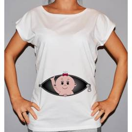 Koszulka ciążowa - dziewczynka