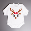 Body świąteczne z reniferem dla dziewczynki
