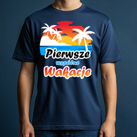 Pierwsze wspólne wakacje - koszulka męska