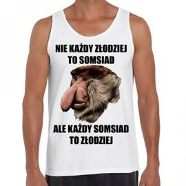 Nie każdy złodziej to somsiad - koszulka męska