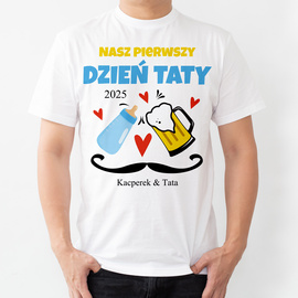 Nasz pierwszy DZIEŃ TATY - koszulka męska
