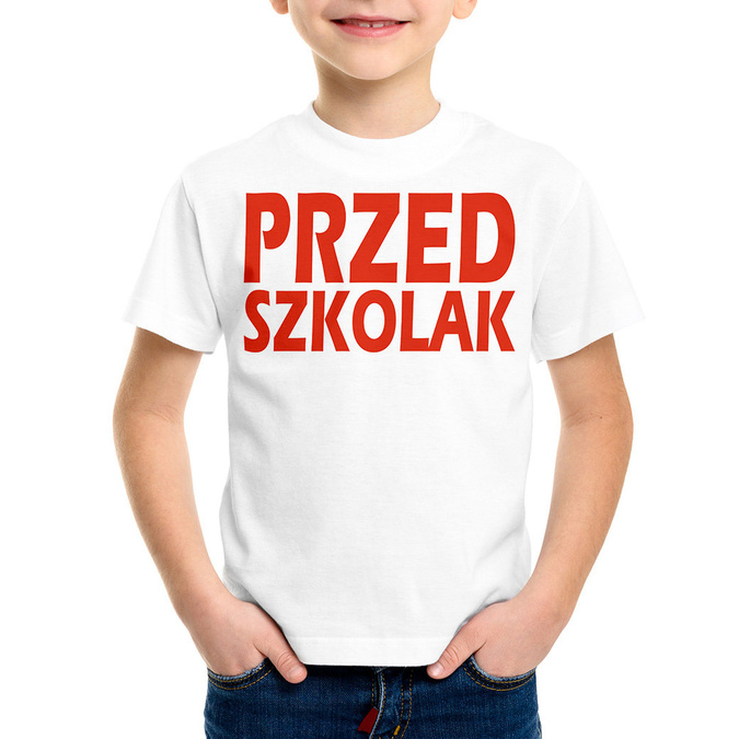 Przedszkolak (imię) - koszulka dziecięca