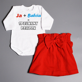 SPŁUKANY DZIADEK - komplet dla dziewczynki