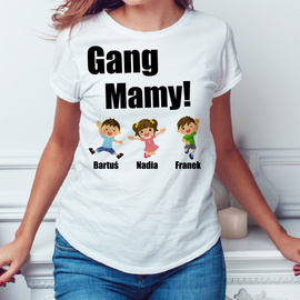 Gang mamy - koszulka damska
