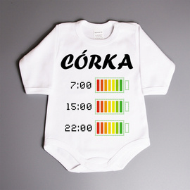 Córka - bateria - body dziecięce