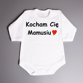 Kocham Cię mamusiu - body niemowlęce