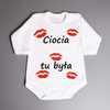 Ciocia (imię) tu była - body niemowlęce