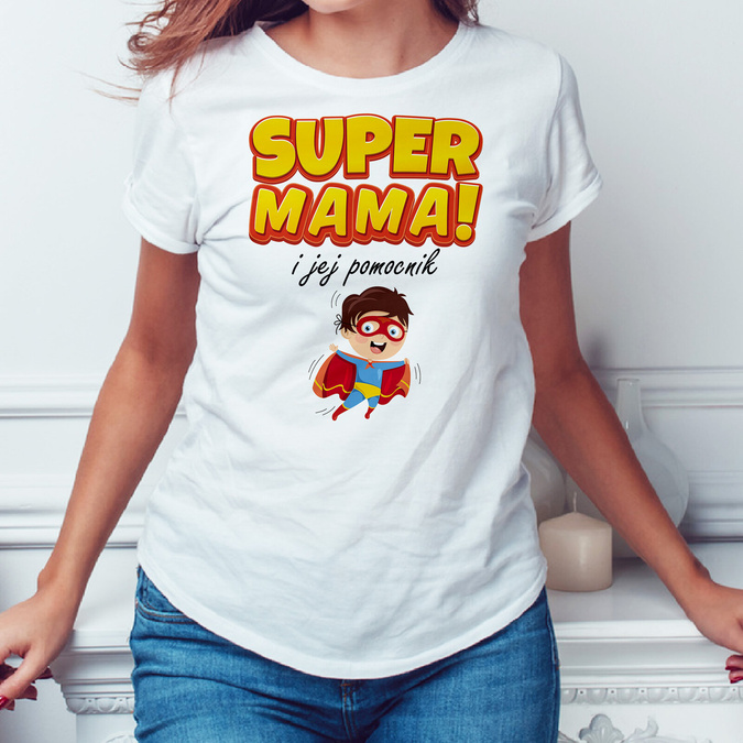 Super Mama - koszulka damska