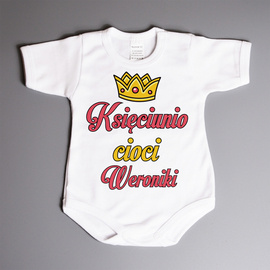 Księciunio cioci (imię) - body niemowlęce