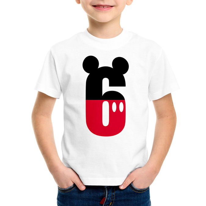 Koszulka na szóste urodziny mickey