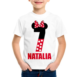 Koszulka na siódme urodziny minnie