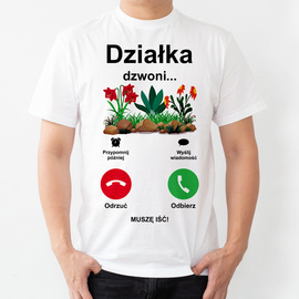 Działka dzwoni, muszę iść - koszulka męska