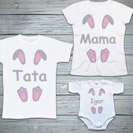 Zestaw Wielkanocny zajączki