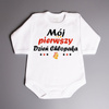 Mój pierwszy dzień chłopaka - body niemowlęce