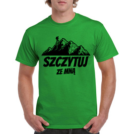 Szczytuj ze mną - koszulka męska