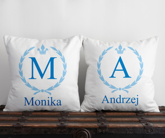 Zestaw poduszek z imionami